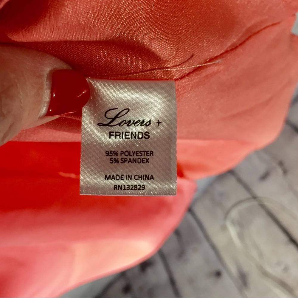 Lovers + Friends strapless dress Sz S - Picture 5 of 7